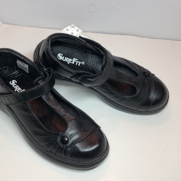 New SureFit Paris Tstrap All Leather comfrt flats - Picture 3 of 6